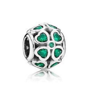 Pandora Green Lucky Clover Charm,791496czn